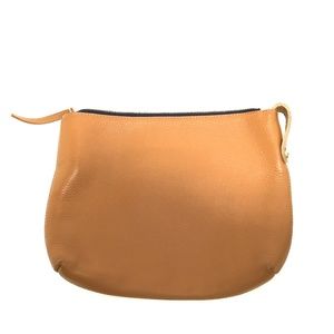 A-ESQUE LEATHER CLUTCH NWT